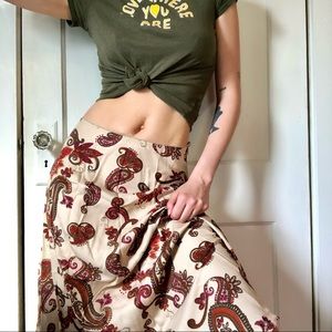 Vintage 90s/Y2K Paisley Skirt